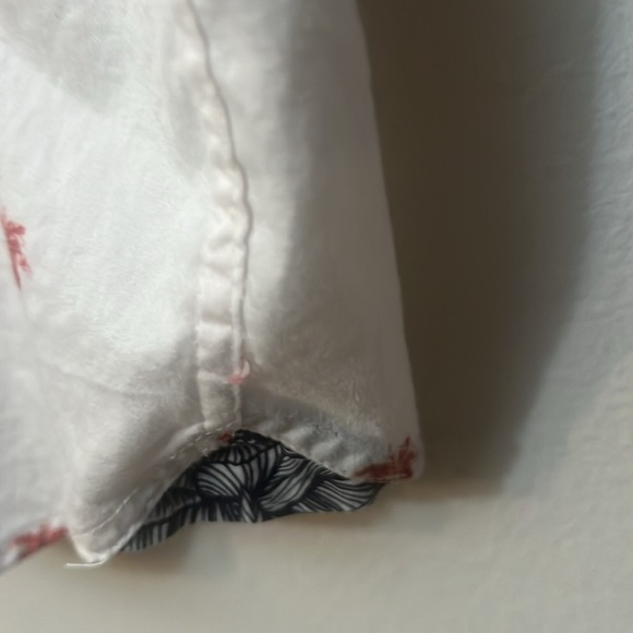 Ted baker shirt size 6 red palm design pocket 100% cotton - Picture 7 of 11